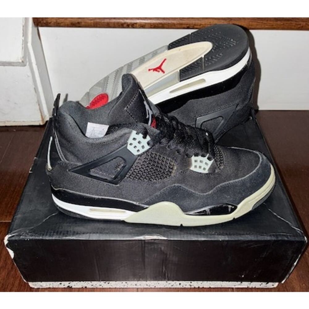 Jordan 4 Retro SE Black Canvas